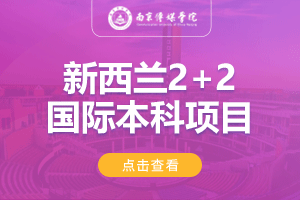 南京传媒学院新西兰2+2留学项目招生简章