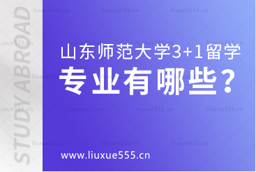 山东师范大学本科留学3+1有哪些专业？