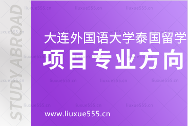 大连外国语大学泰国1+3出国留学项目可对接专业是什么？