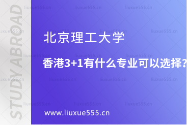 北京理工大学香港3+1委托培养项目有什么专业可以选择？