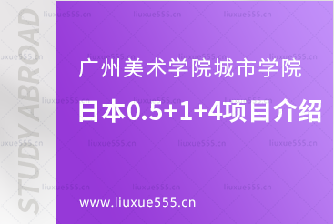 广州美术学院城市学院日本0.5+1+4项目介绍