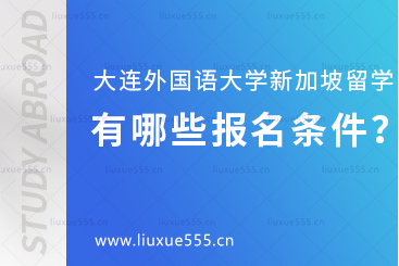 大连外国语大学新加坡1+2国际本科项目有哪些报名条件？