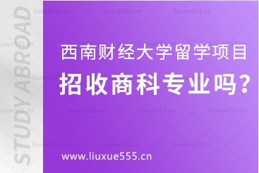 西南财经大学留学项目招收哪些商科专业?